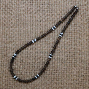 Men Tribe Ethnic Coconut Shell Necklace Men