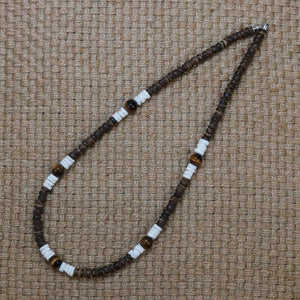 Men Tribe Ethnic Coconut Shell Necklace Men