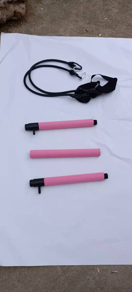 -section Pilates fitness stick