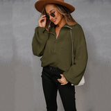 Knitted Lapel European And American Solid Color Sweater Coat